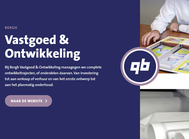 Bergh Vastgoed & Ontwikkeling online!